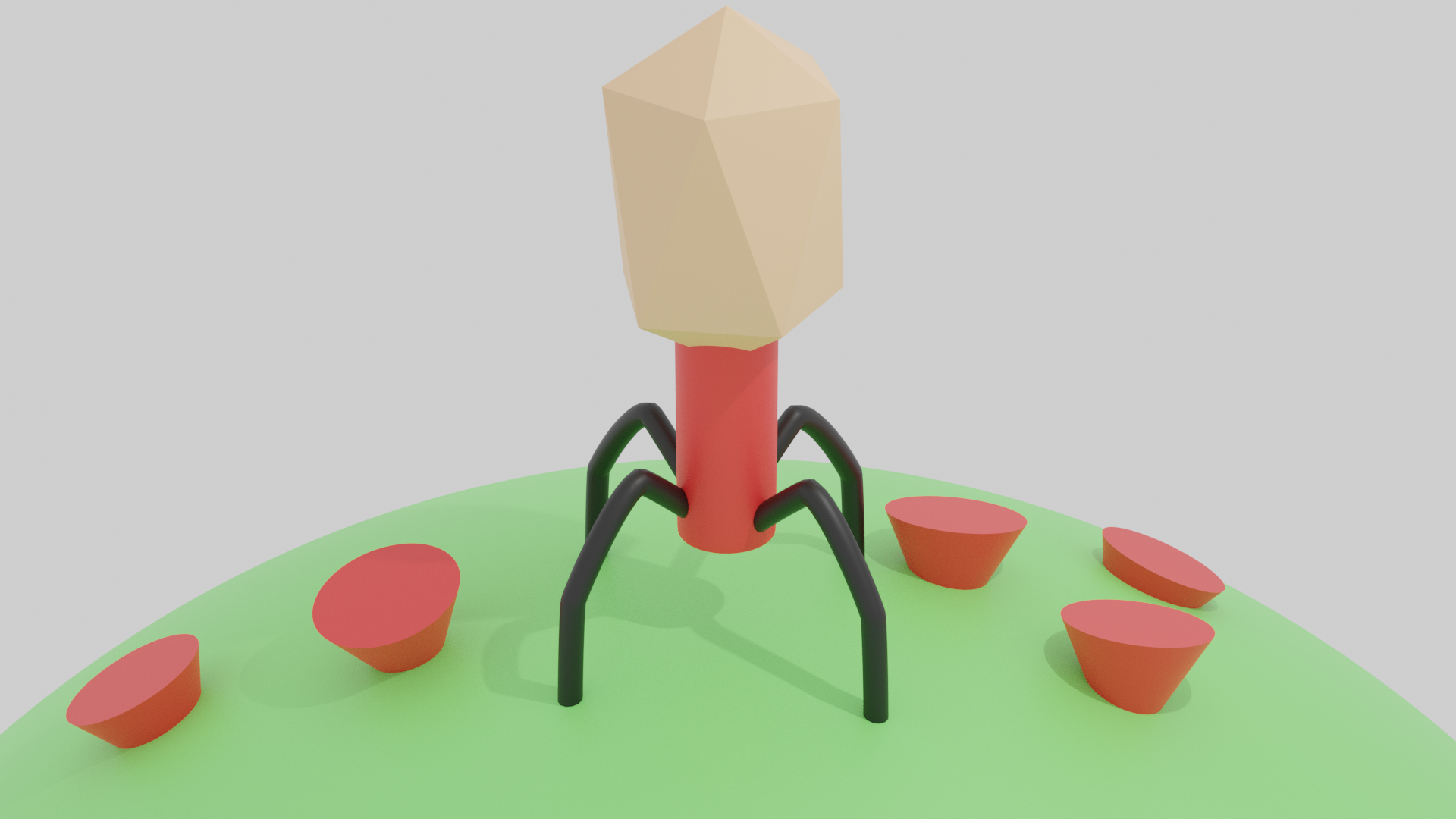 Rigged Bacteriophage preview image 1